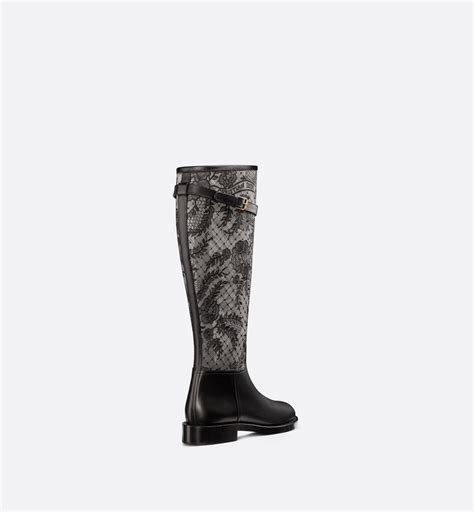 dior translucent boots|Dior Empreinte Boot Black Transparent Mesh Embroidered with .